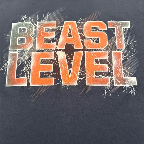 Athletic Works Performance Beast Level Gray Graphic T-Shirt Size Boys XL/14-16 - Picture 2 of 7